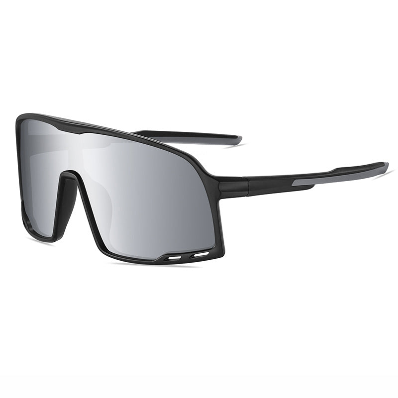 Oversized One Piece Lens Cycling Running Sports Polarized Sunglasses