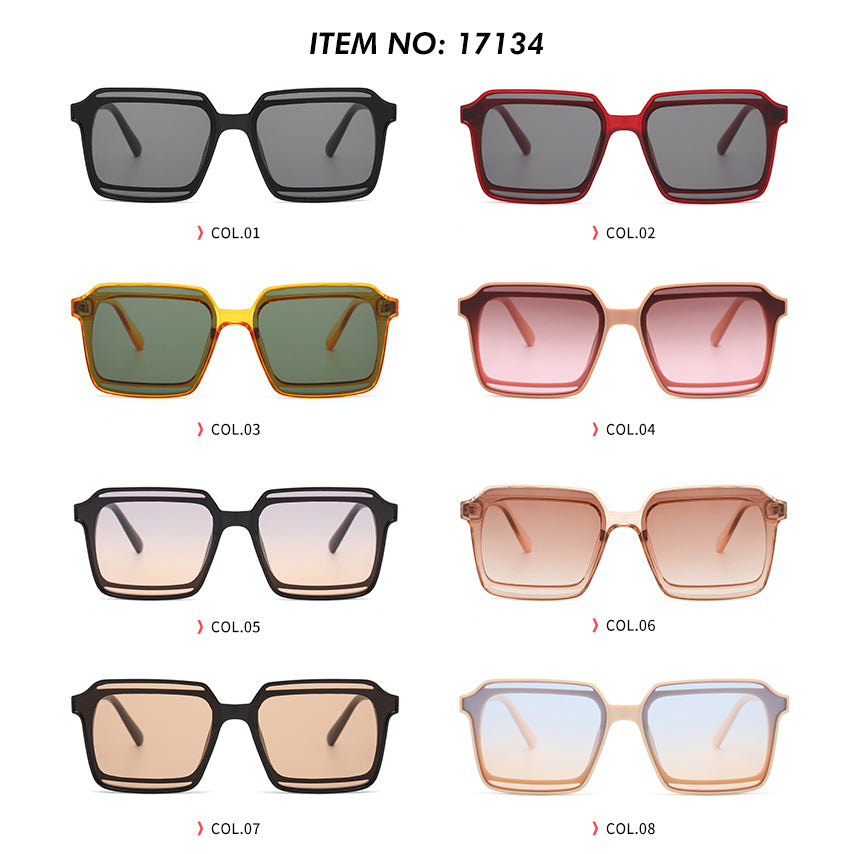 Women Square Gradient Shades Sunglasses