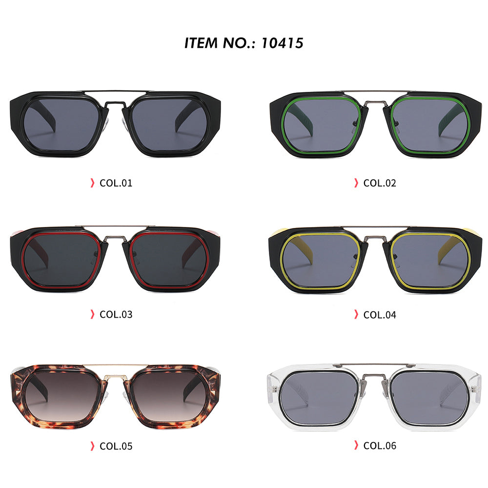 Fashion 2022 New Rectangle Flat Top Outdoor Sunglasses