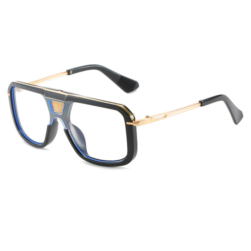 Oversized Square Pilot Sunglasses Men Women Outdoor Shades