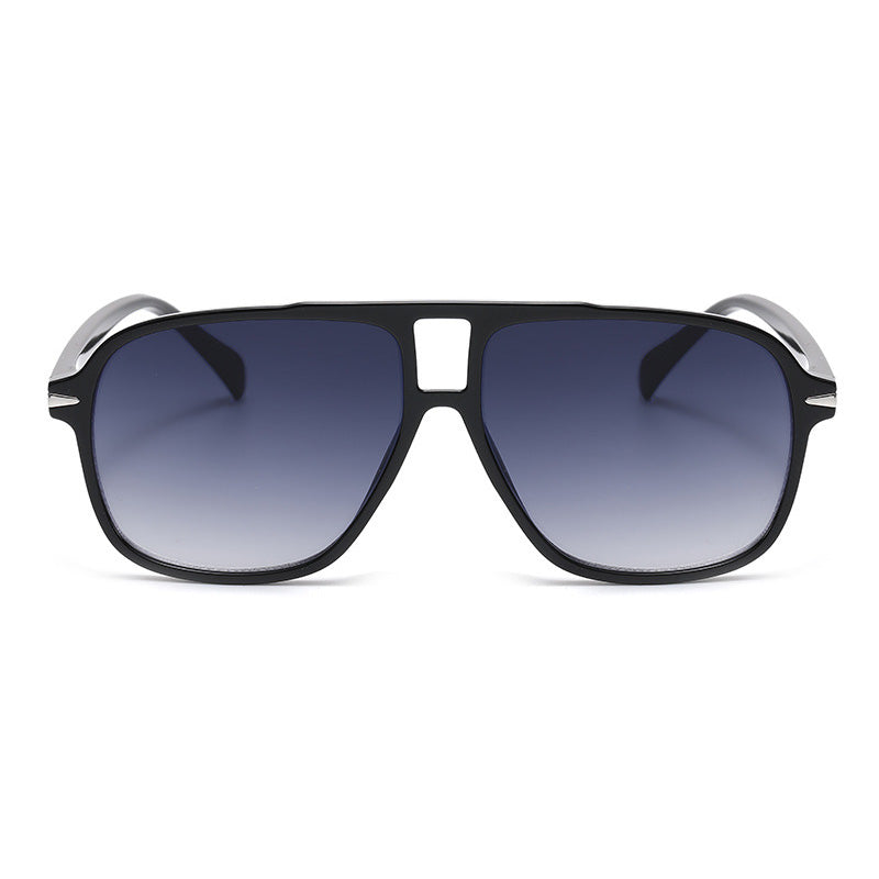 Retro Double Bridge Pilot Sunglasses