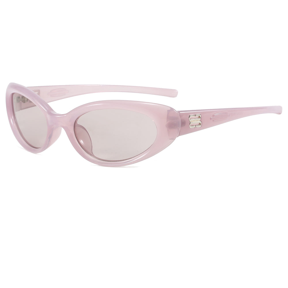 Retro Y2K Cat Eye Women Oval Outdoor Vacation Sunglasses