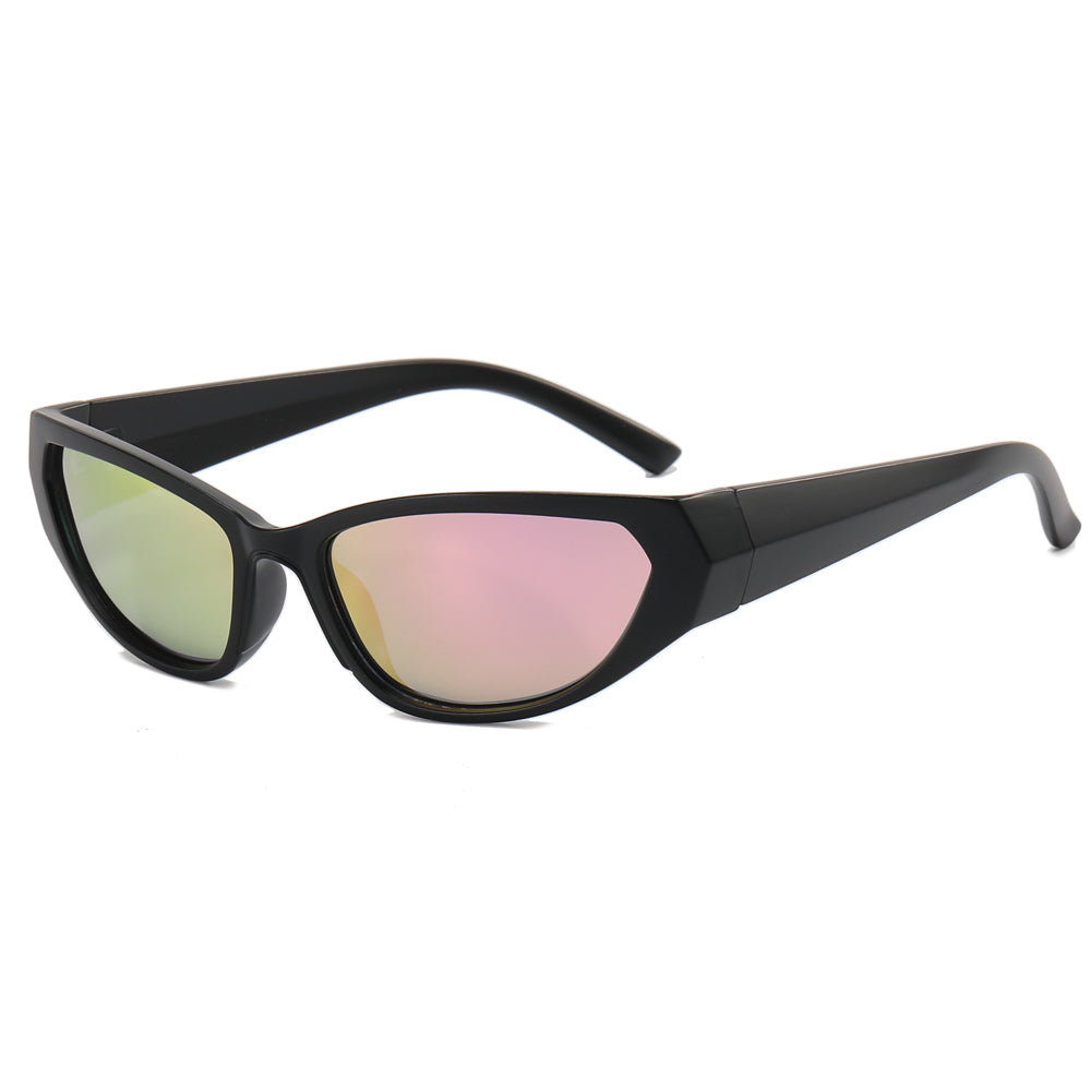 Polarized Y2K Oval Outdoor Cycling Sporty Sunglasses