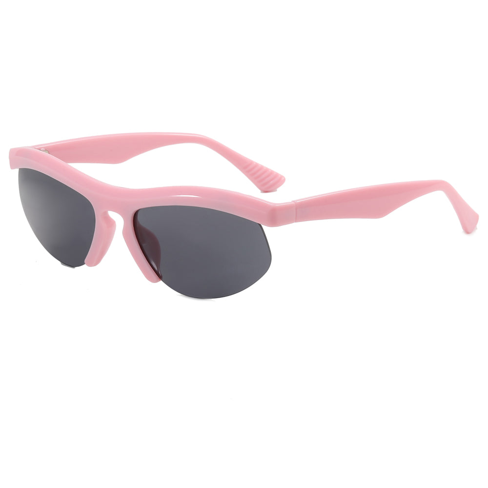 Y2K Half Frame Women Sunglasses