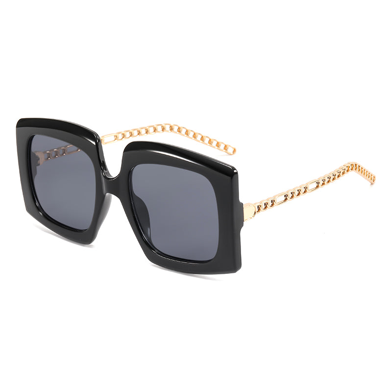 Women Square Chain Sunglasses