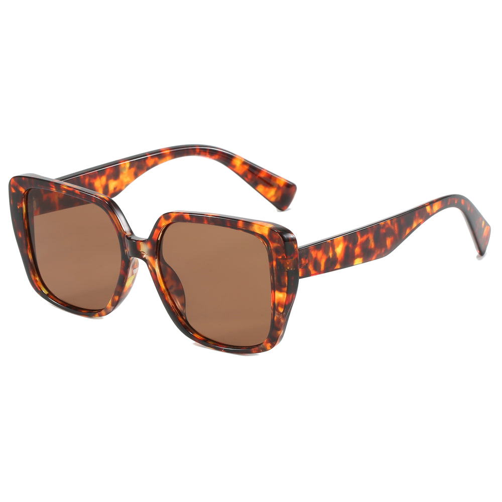 Retro Women Oversized Modern Square Butterfly Shades Sunglasses