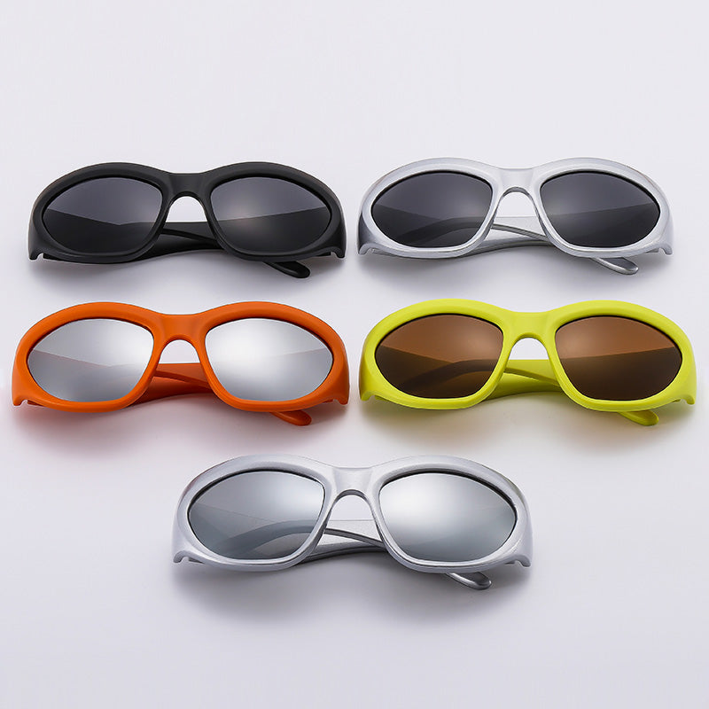 Sporty Oversize Y2K Oval Sunglasses