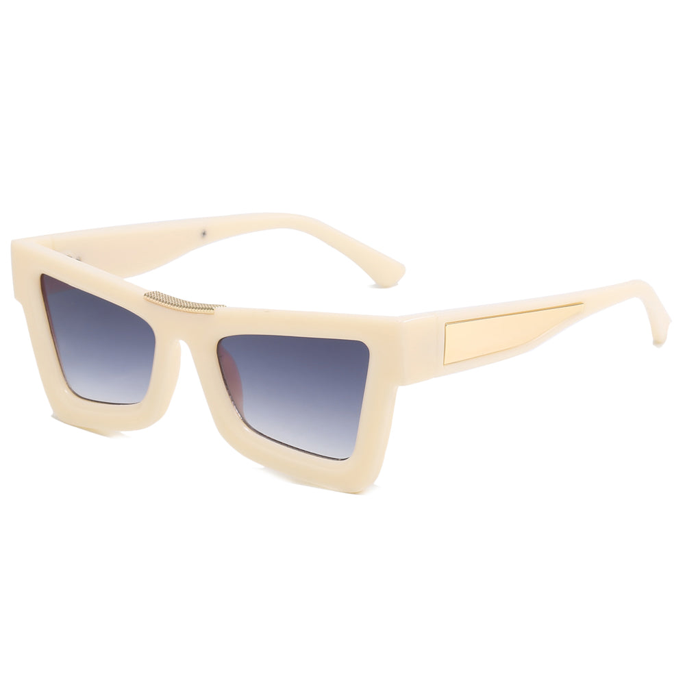Cat Eye Thick Women Small Square Irregular Sunglasses
