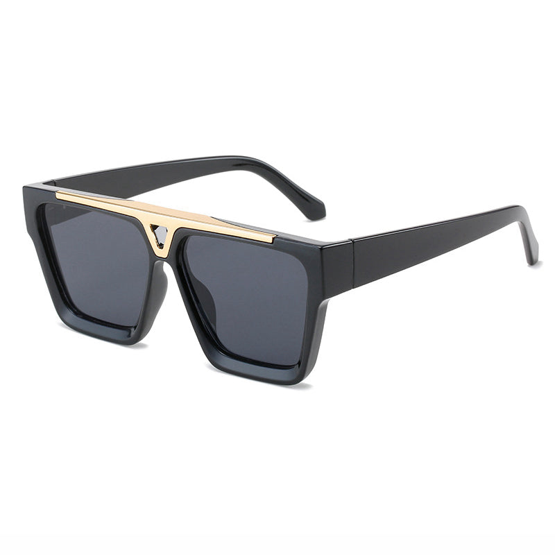 Unisex Fashion Flat Top Sunglasses