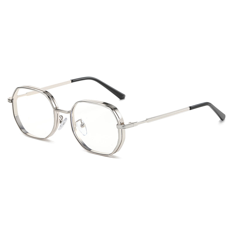 Classic Polygon Metal Sunglasses
