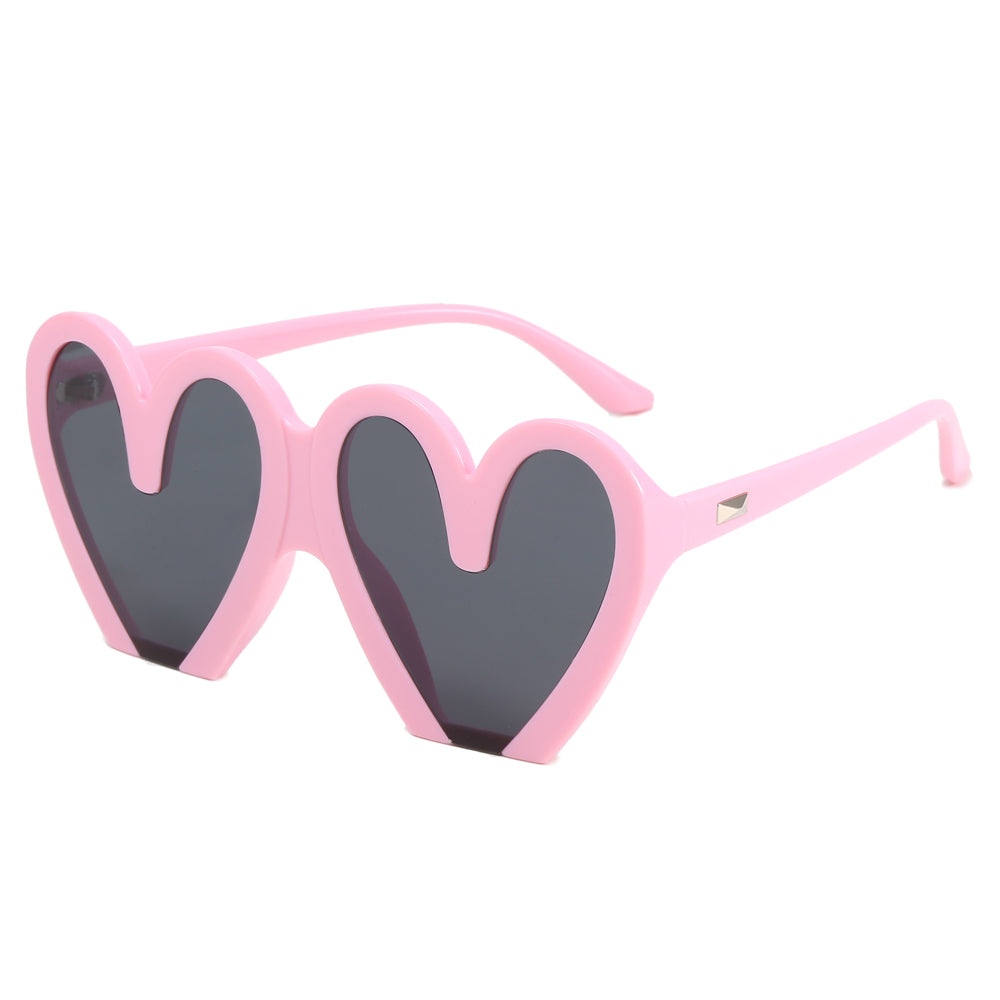 Lovely Cute Heart Shaped Sunglasses