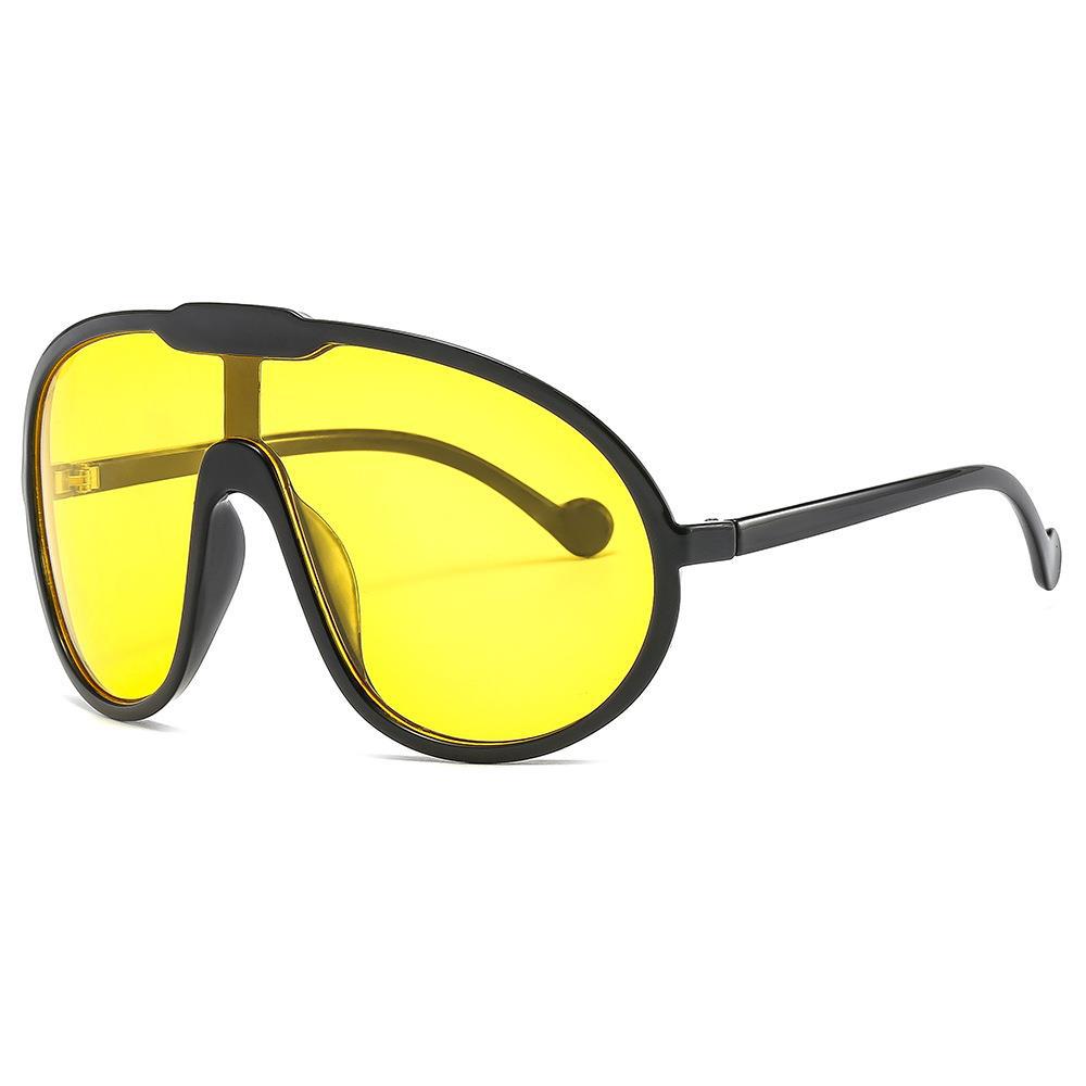 Oversized Shield Shades Sunglasses