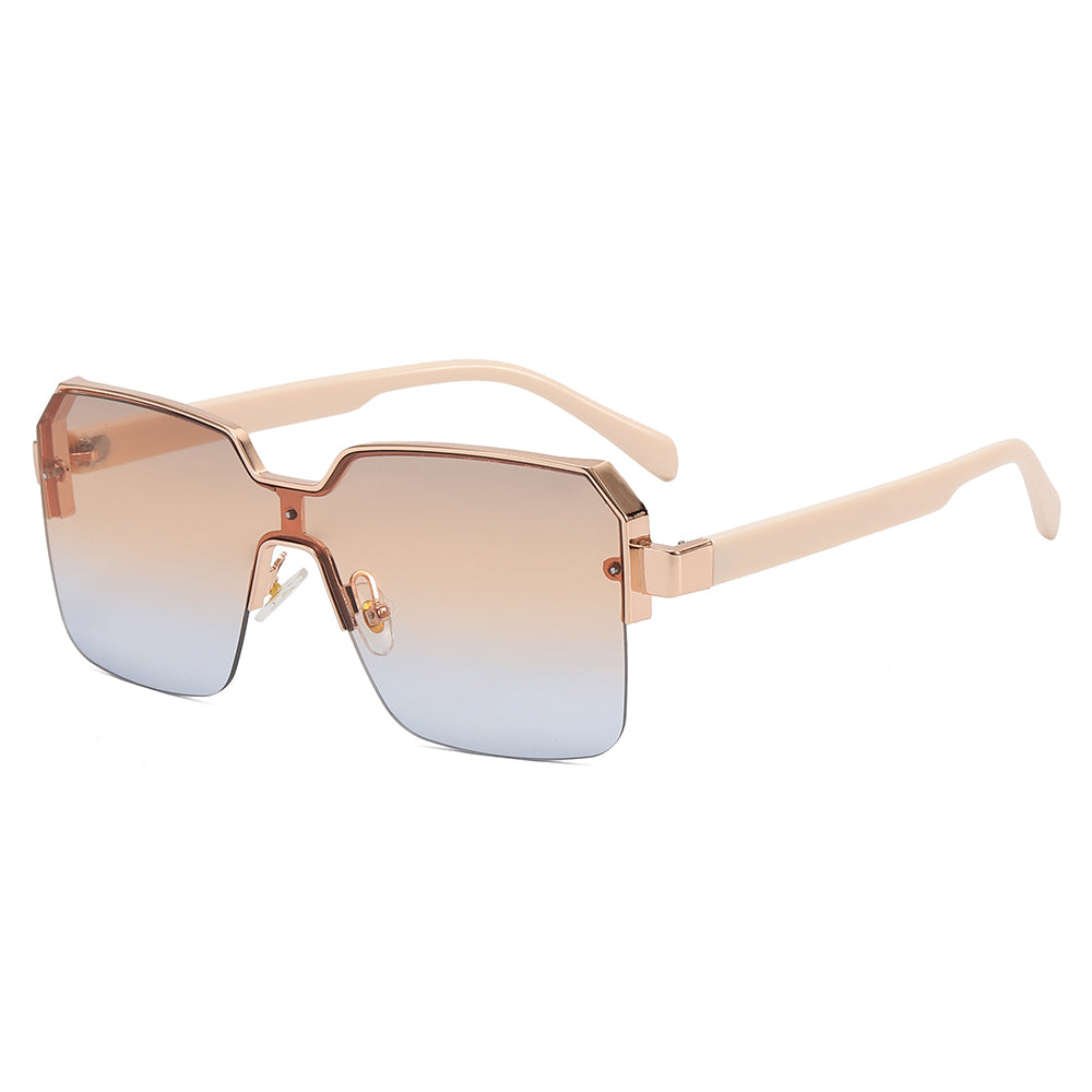 Square Metal Frame Men Sunglasses