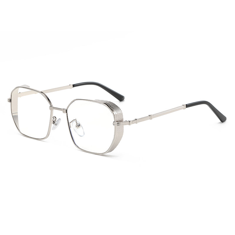 Steampunk Gradient Square Metal Shades Sunglasses