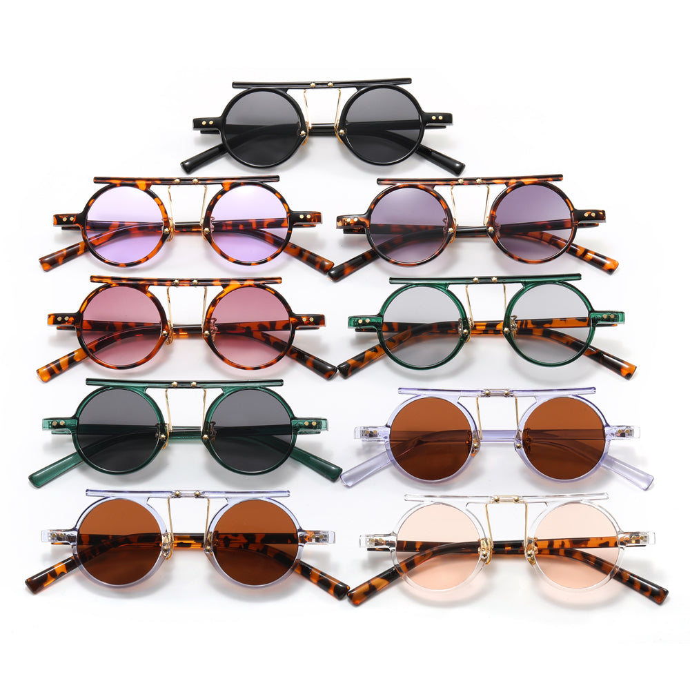 Fashion Round Steampunk Sunglasses