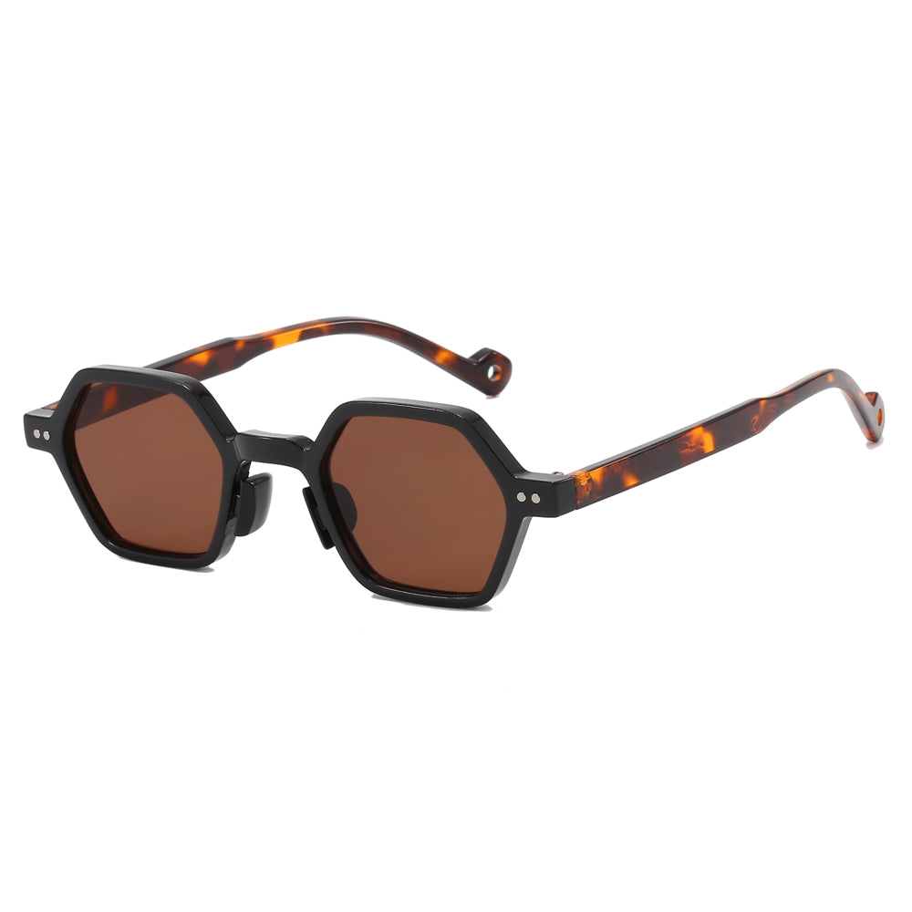 Women Small Hexagon Shaped Sunglasses