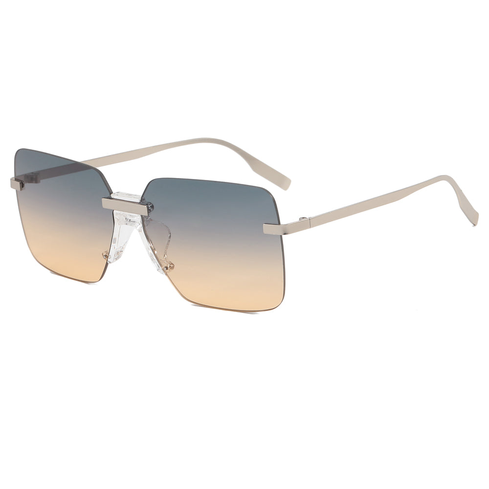 Fashion Rimless Square Sunglasses