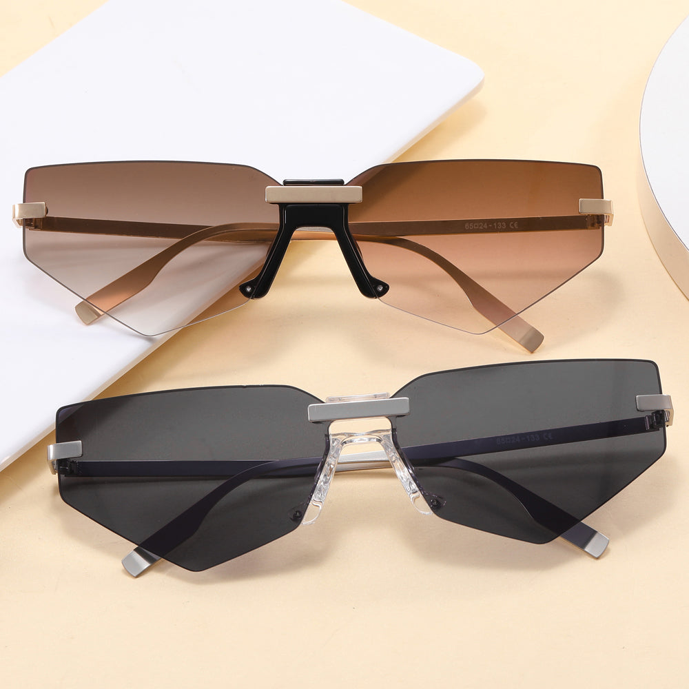 Fashion Rimless Sunglasses