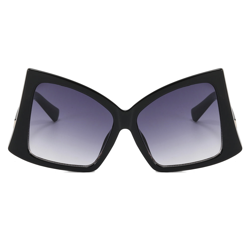 Square Butterfly Oversized Shades Sunglasses