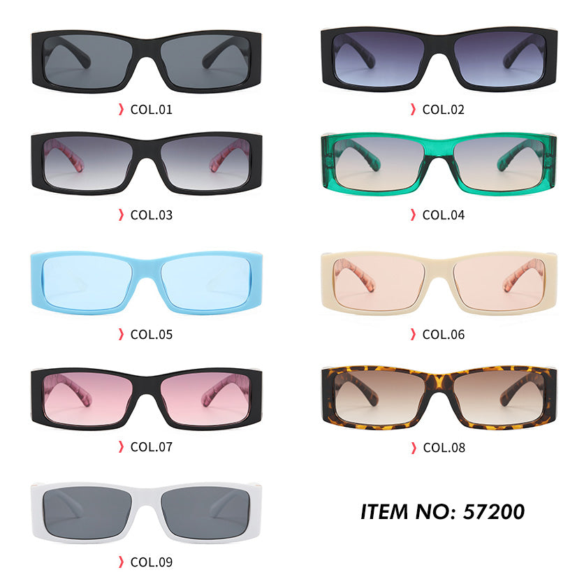 Luxury Retro Rectangle Sunglasses