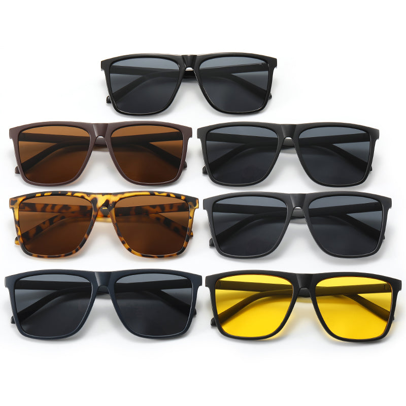 Shades Flat Top Men UV400 Sunglasses