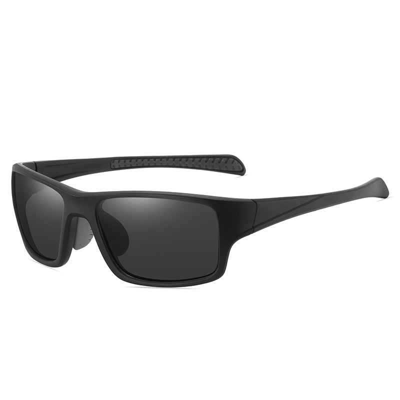 Flat Top Polarized Rectangular Sports Sunglasses