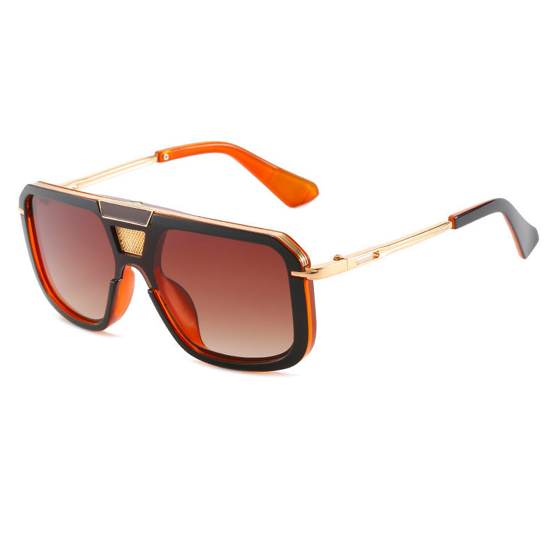 Oversized Square Pilot Sunglasses Men Women Outdoor Shades
