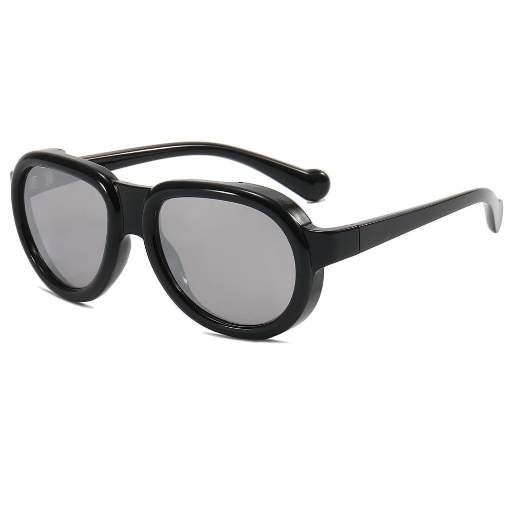 Big Frame Oval Shades Sunglasses