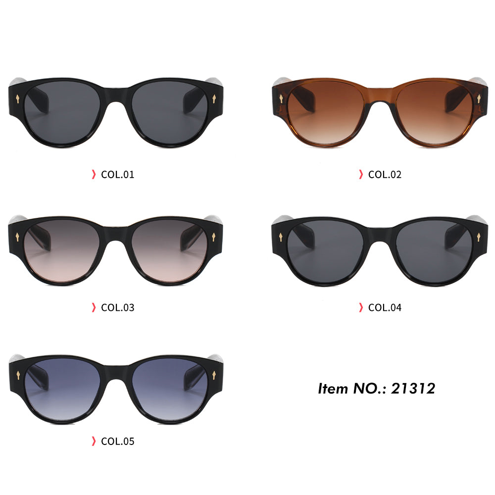 Women Polygon Cat Eye Sunglasses