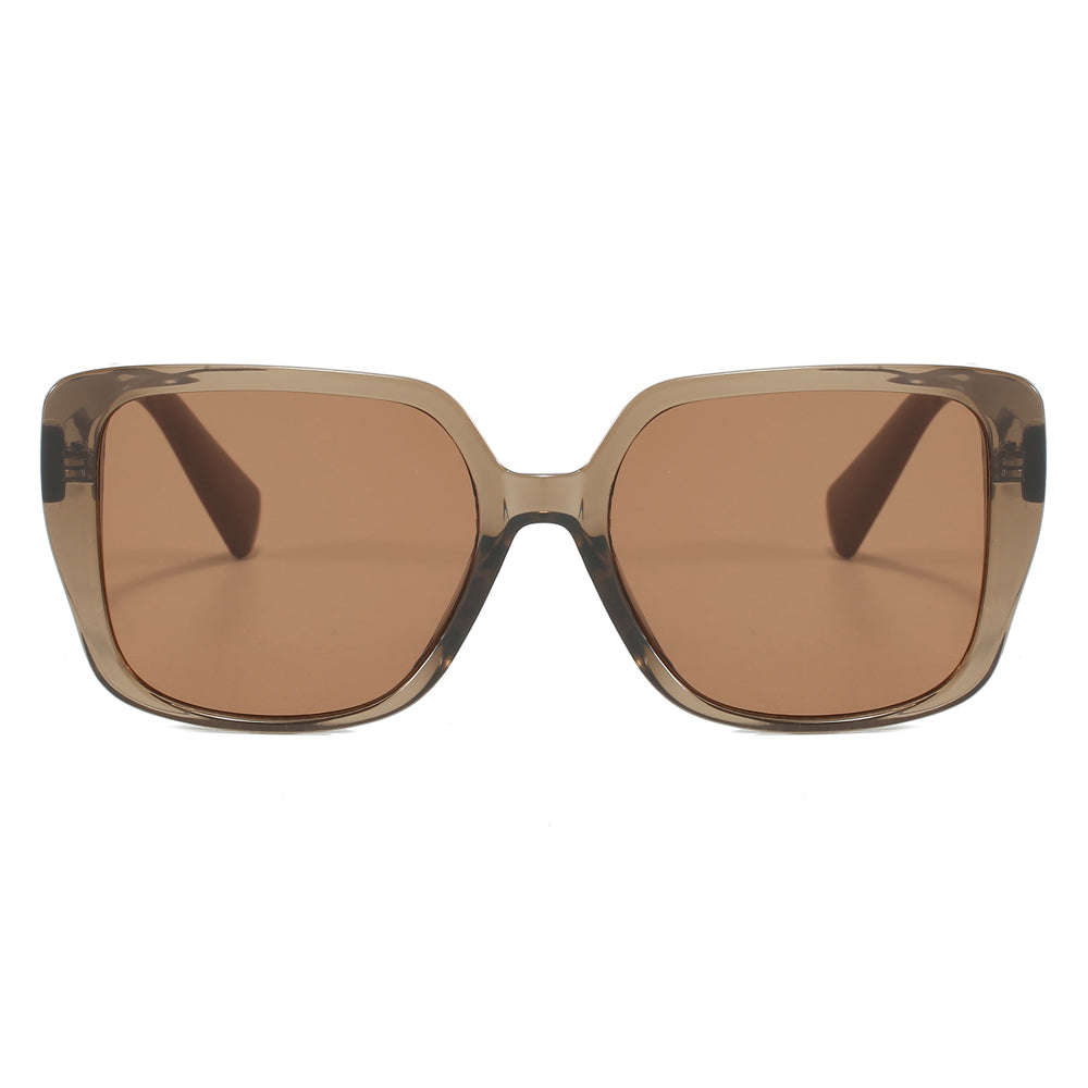 Retro Women Oversized Modern Square Butterfly Shades Sunglasses