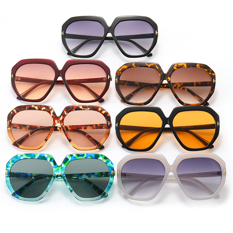UV400 Polygon Shades Sunglasses
