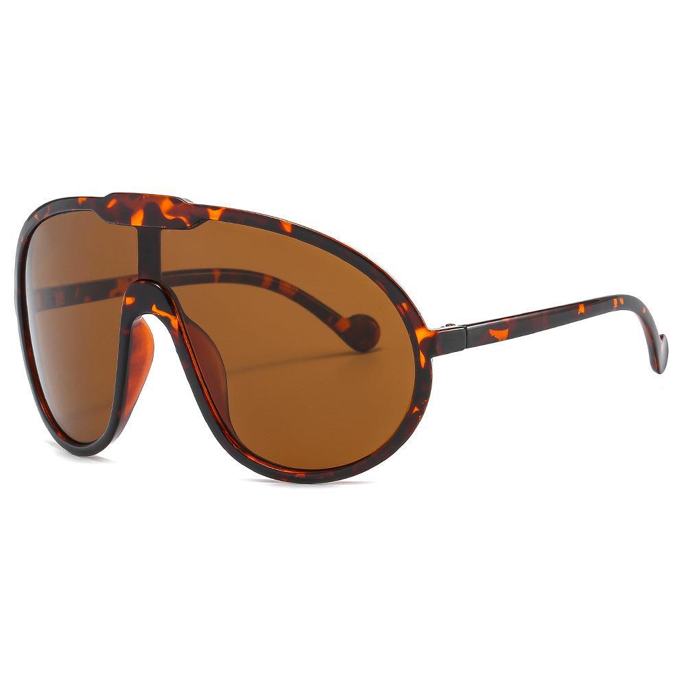 Oversized Shield Shades Sunglasses