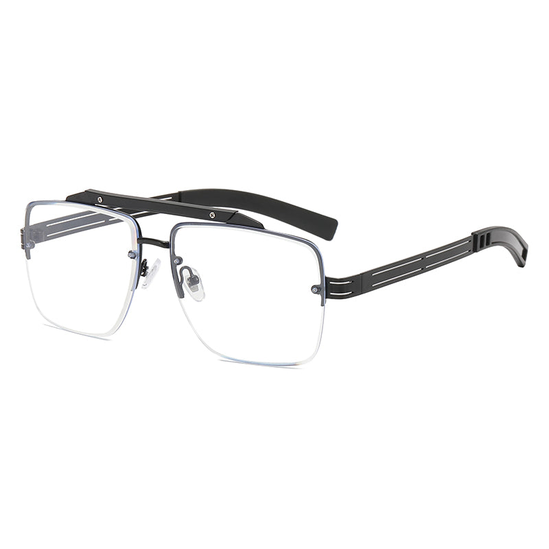 Metal Frame Men Square Sunglasses