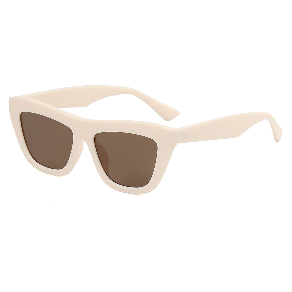 Vintage Women Square Trendy Cateye Sunglasses