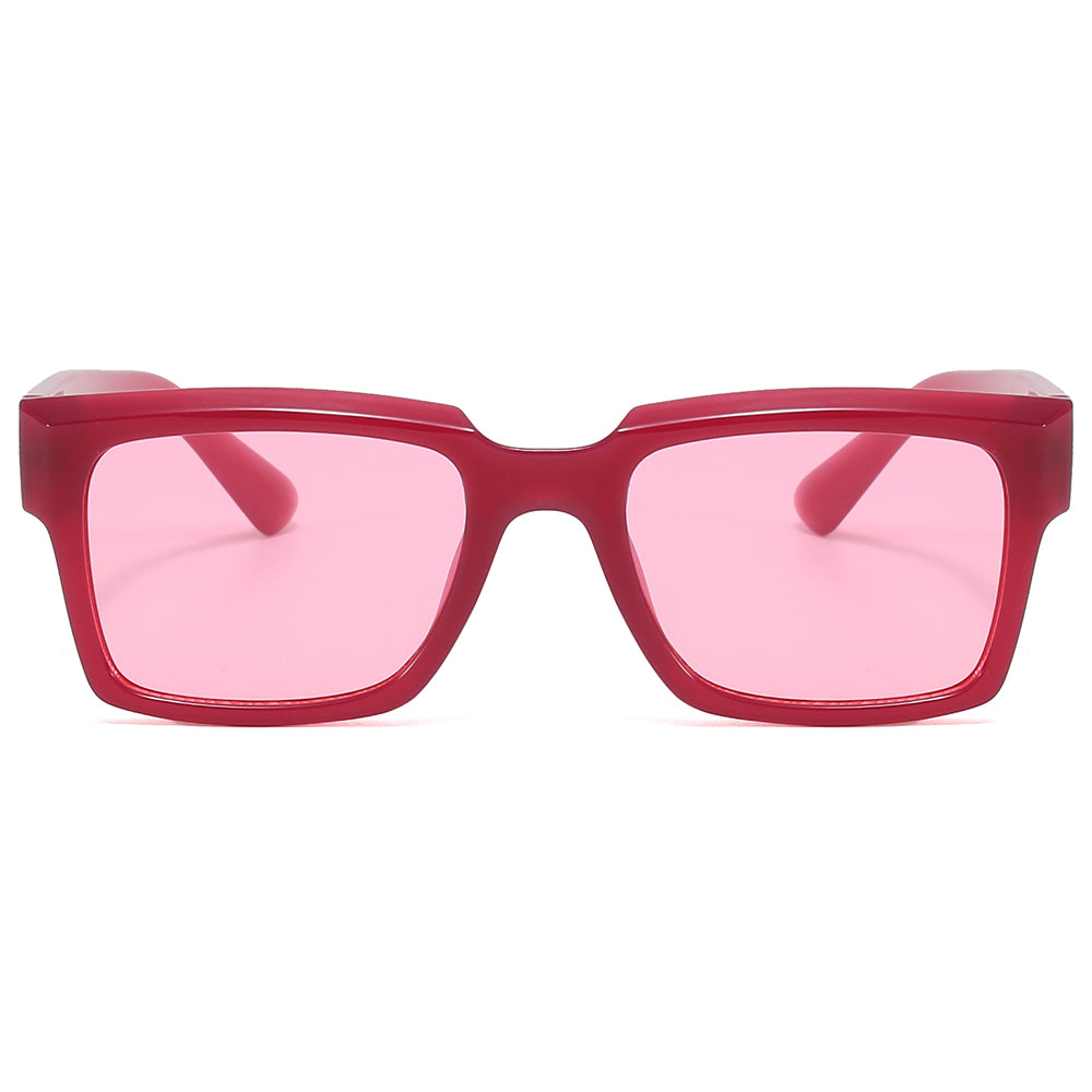 Oversized Modern Square Gradient Shades Sunglasses