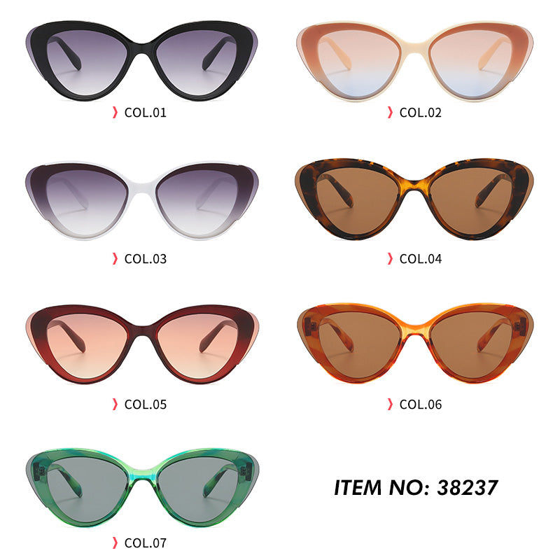 Cat Eye Women Small Triangle Sunglasses