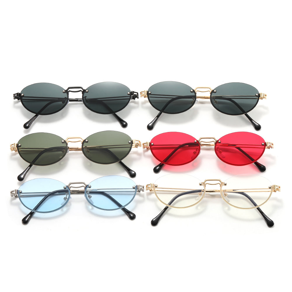 Metal Frame Round Shades Sunglasses