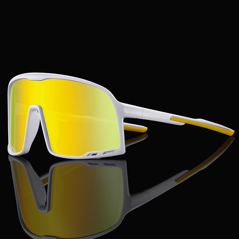 Oversized One Piece Lens Cycling Running Sports Polarized Sunglasses