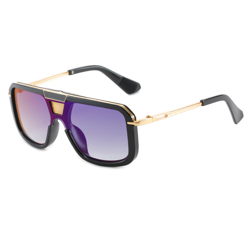 Oversized Square Pilot Sunglasses Men Women Outdoor Shades