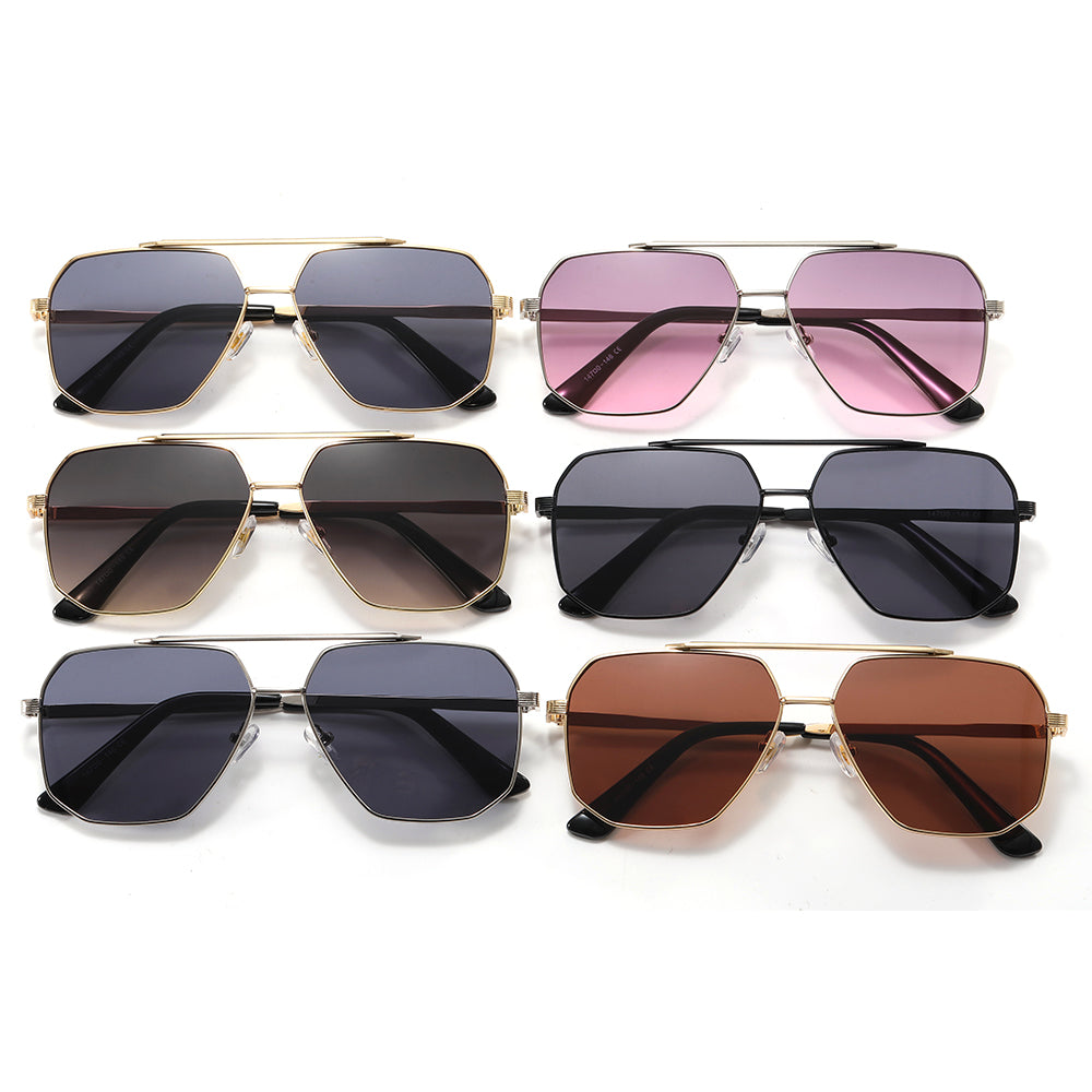Oversized Square Classic Pilot Sunglasses