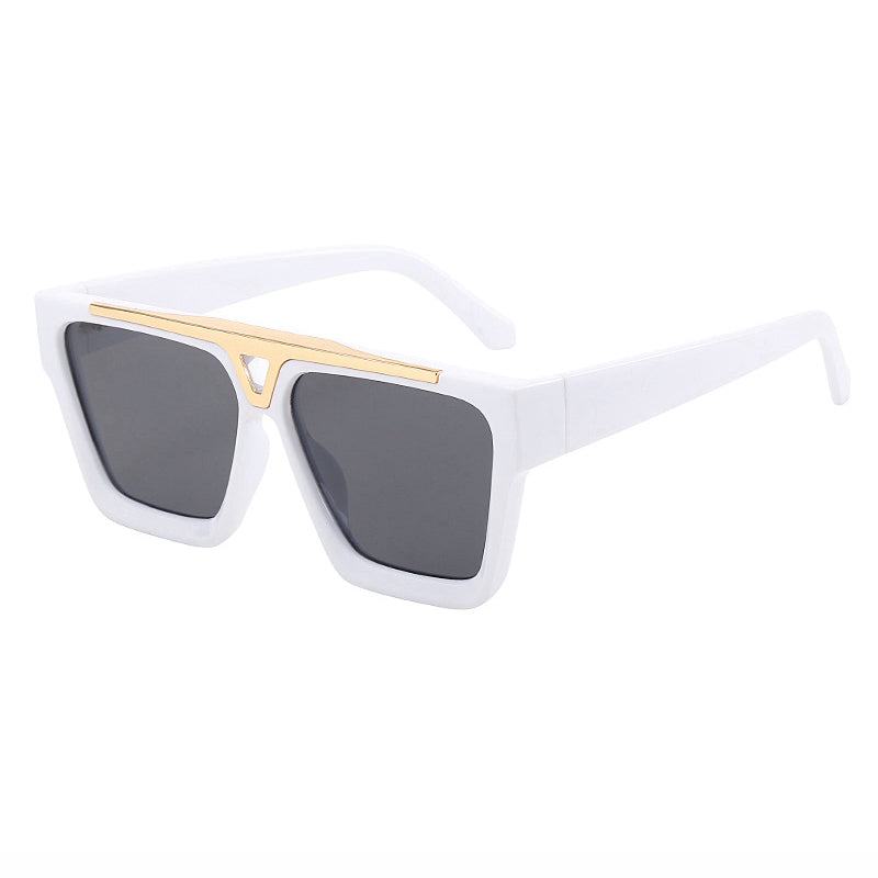 Unisex Fashion Flat Top Sunglasses