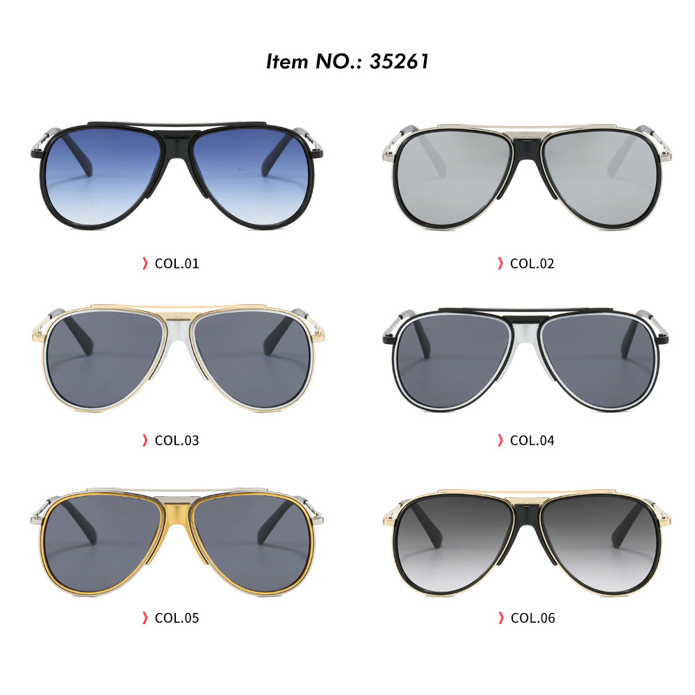 Classic Men's Pilot Style Driving Shades Sunglasses