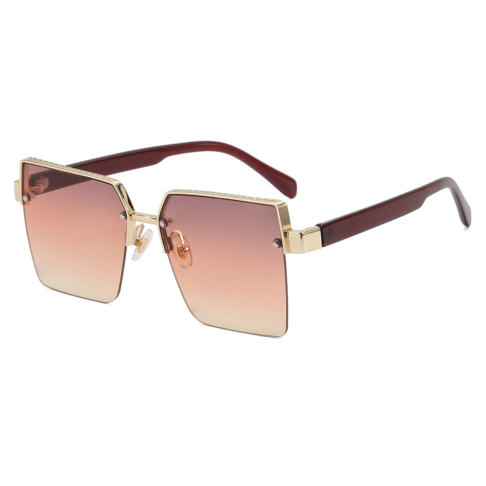 fashion square Gradient Shades sunglasses