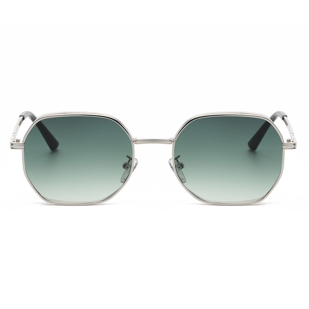 Classic Polygon Metal Sunglasses