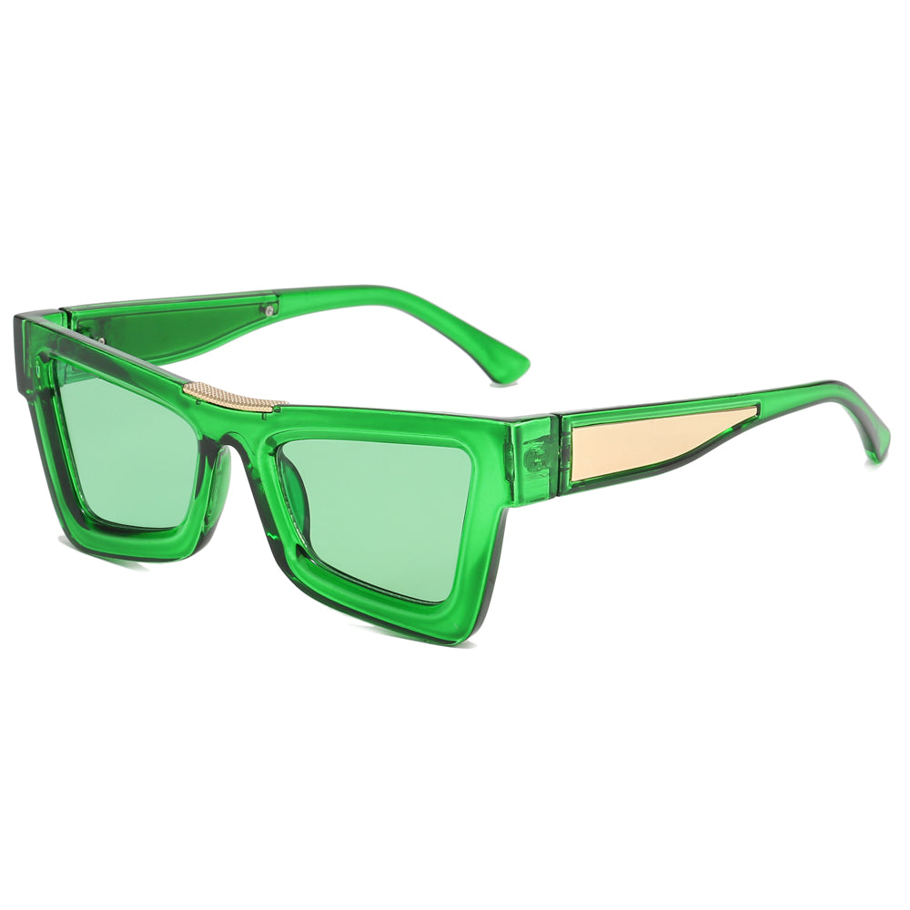 Cat Eye Thick Women Small Square Irregular Sunglasses