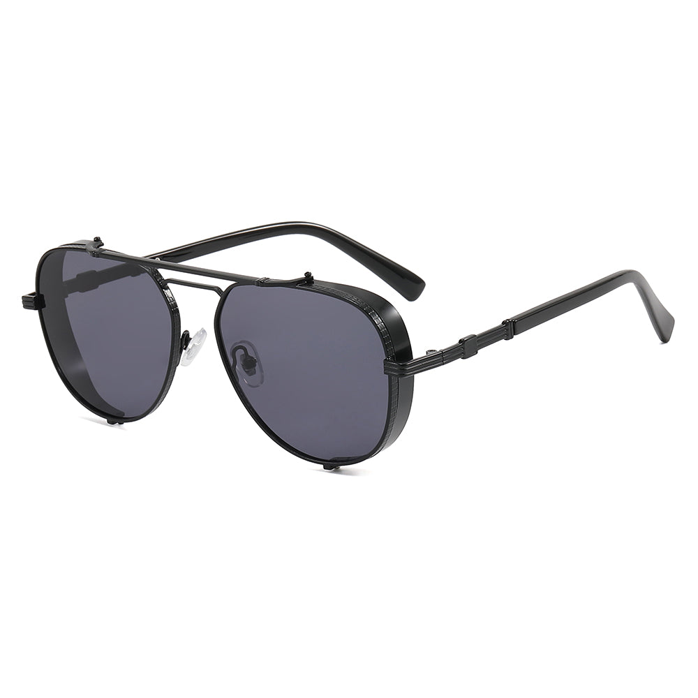 Men Metal Shades Sunglasses