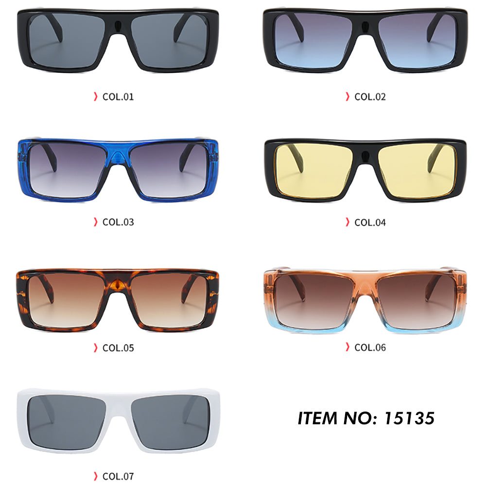 Flat Top Rectangle Sunglasses