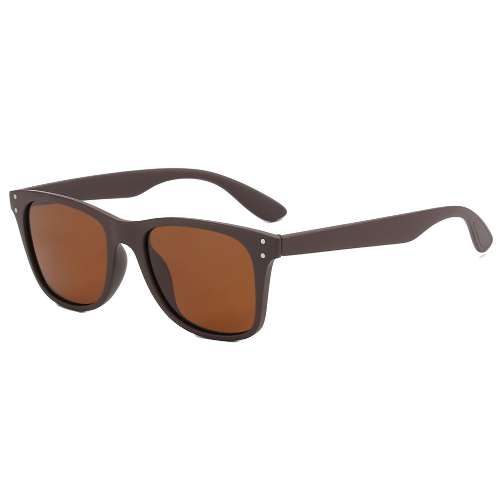 Square TR Frame Polarized Sporty Sunglasses