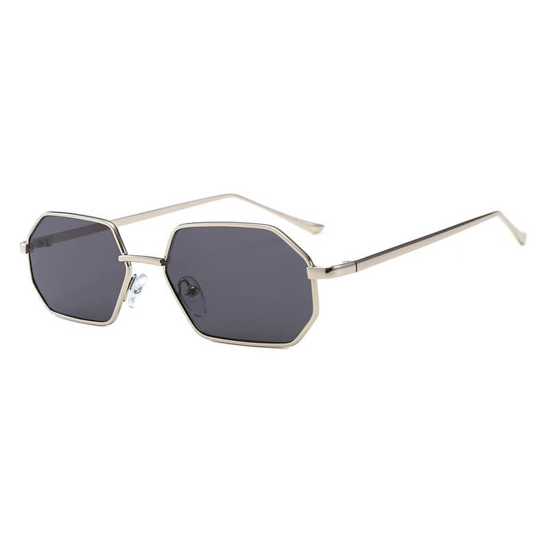 Metal Frame Unisex Sunglasses