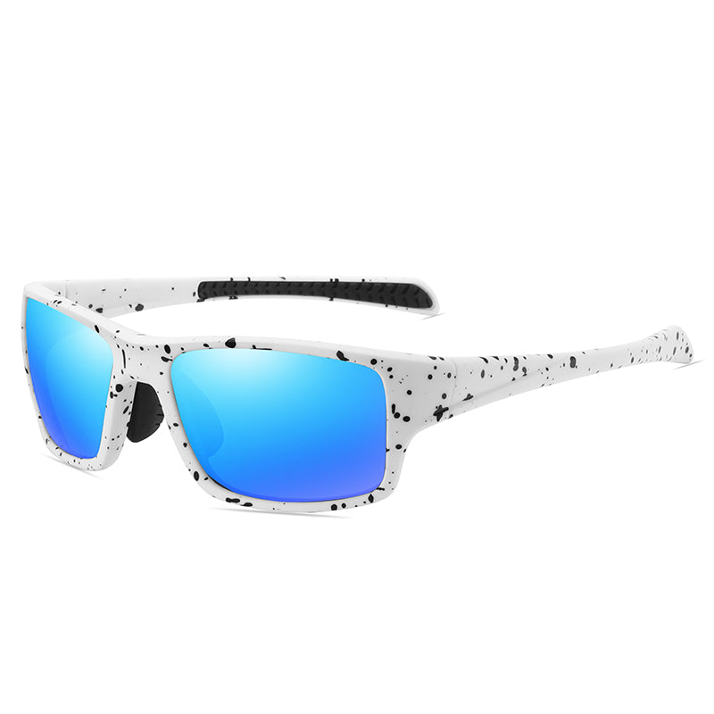 Flat Top Polarized Rectangular Sports Sunglasses